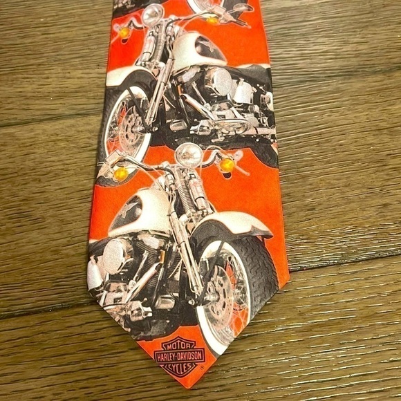 Mens Harley Davidson by Ralph Marlin softail polyester tie​​​​​ - Picture 1 of 3